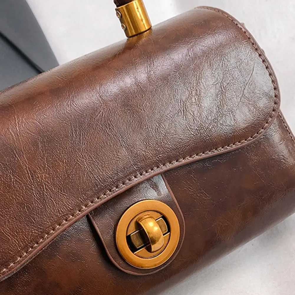 Womens Commuter Handbag Hot Fashion Retro Vintage Style Small Square Handbag MultiFunction Shoulder Crossbody BagXJ250918