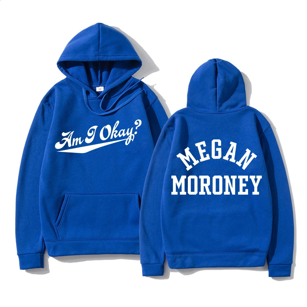 Megan Moroney Am I Okay Hoodie WomenMen Harajuku Aesthetic Letter Print Hoodies Unisex Autumn Winter Pullover Sweatshirts Hoody 250918