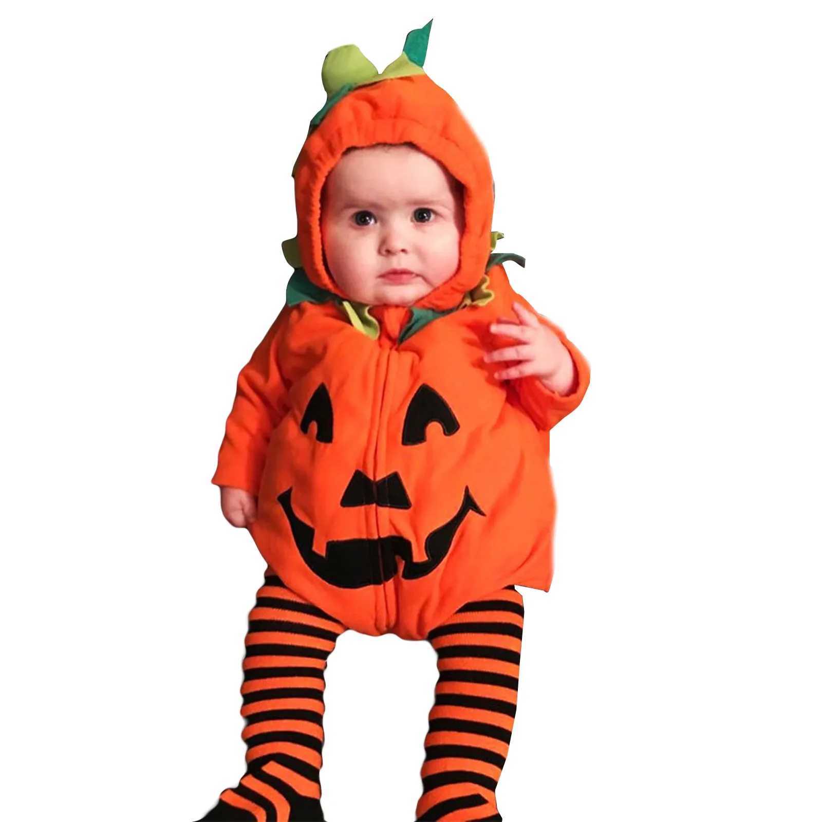 Cosplay Baby Girls Boys Halloween Clothes Sets Long Sleeve Fleece Zipper Hooded Romper Jacket Autumn Baby Girl Outfit New L250918