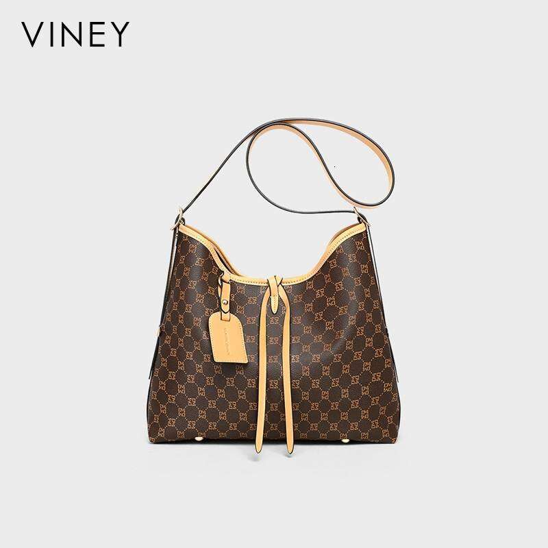 VINEY 2025 New Bucket Women's Summer Large Capacity Commuting Shoulder Messenger Bag