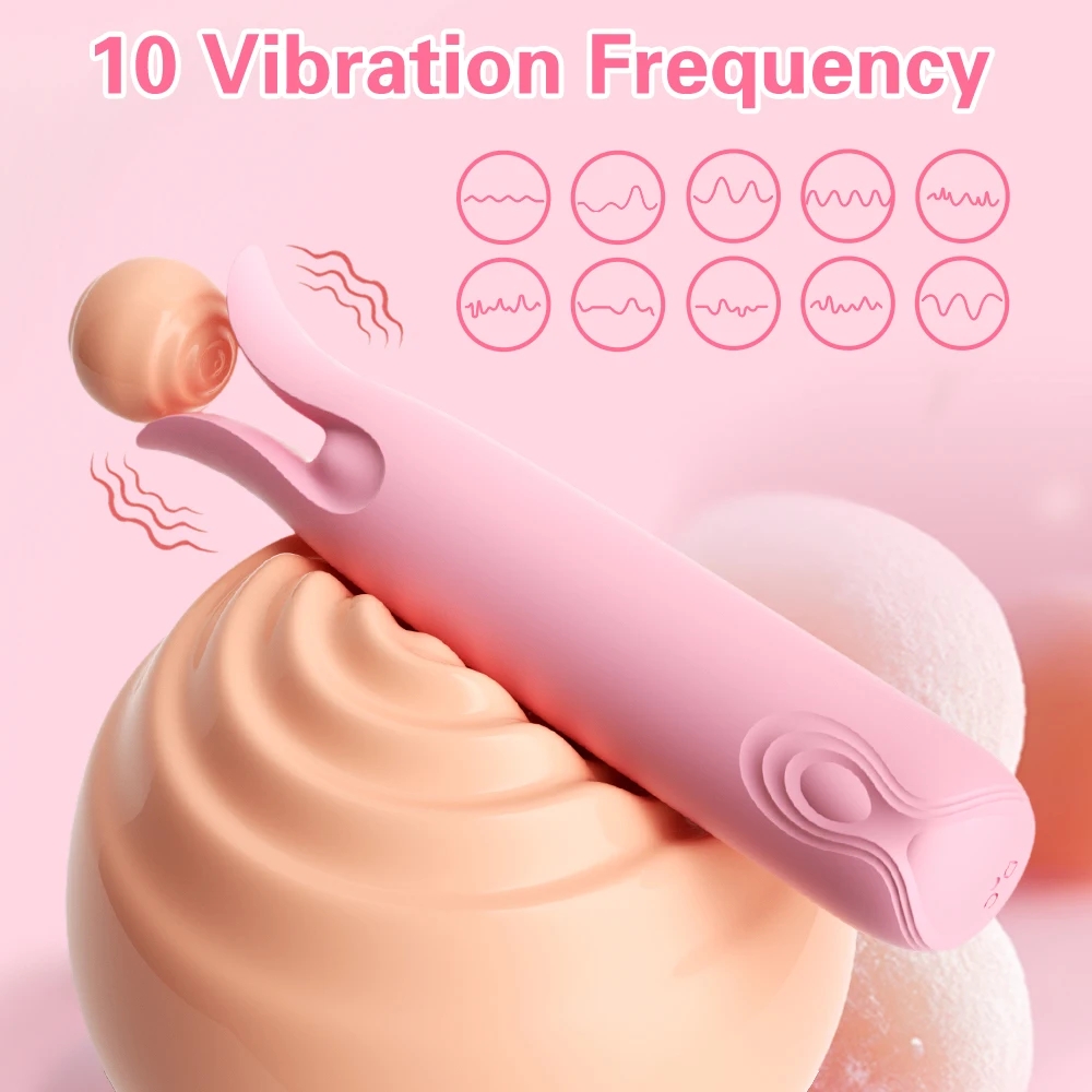 Adult Sex Toys for Women Bullet Vibrator - Clitoral G Spot Sex Stimulation Rechargeable Mini Finger Vibrator Female Sex Toys YT-24044-B