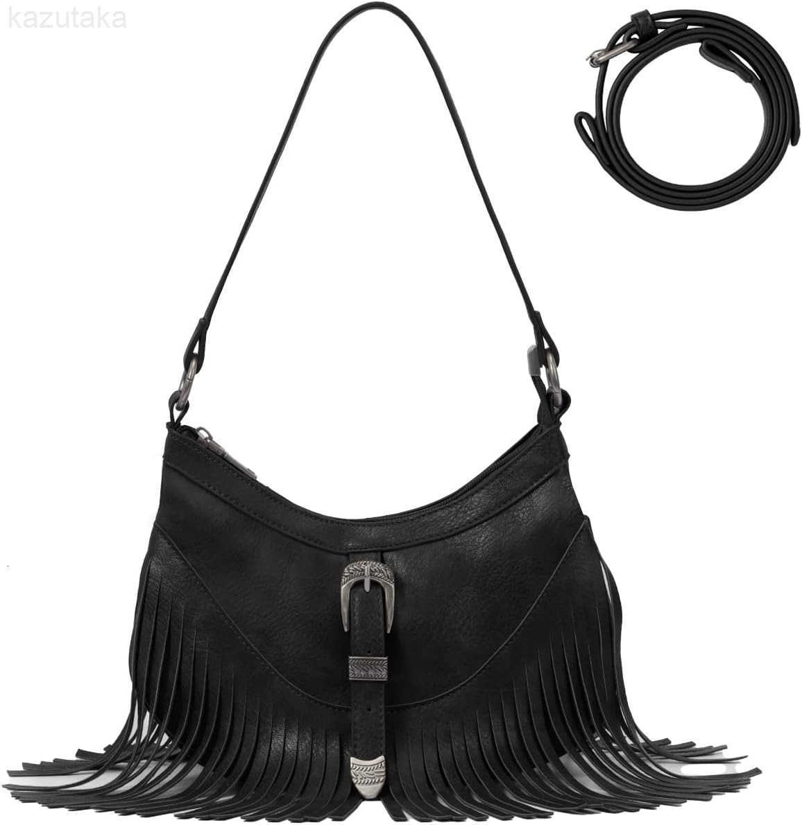 Sunwel Fashion Small Western Fringe Underarm Purse Mini Hipppie Shoulder Bag with Tassel for Women Z250919