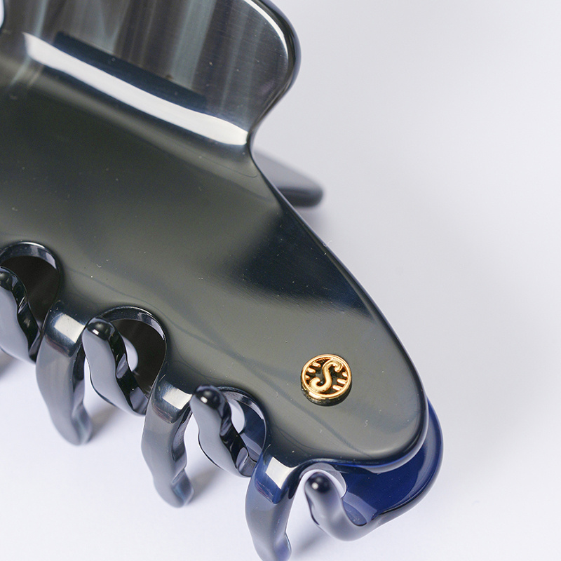 Acetate acrylic hair clip with marble pattern on the back of the head, hair clip, shark clip, hair accessory