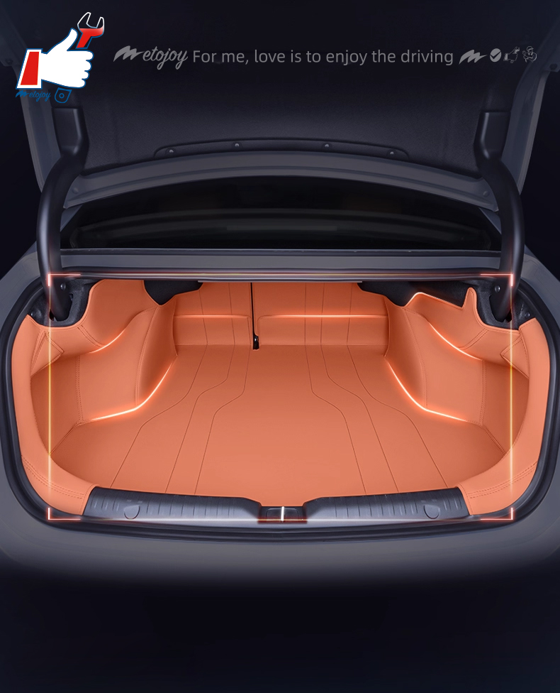 For AION RT 2025 Car Trunk Mat Custom Fit Cargo Mat 3D Shaped Trunk Liner XPE Trunk Protection Mat Chair-Back Protection Mat Rear Trunk Full-surrounde
