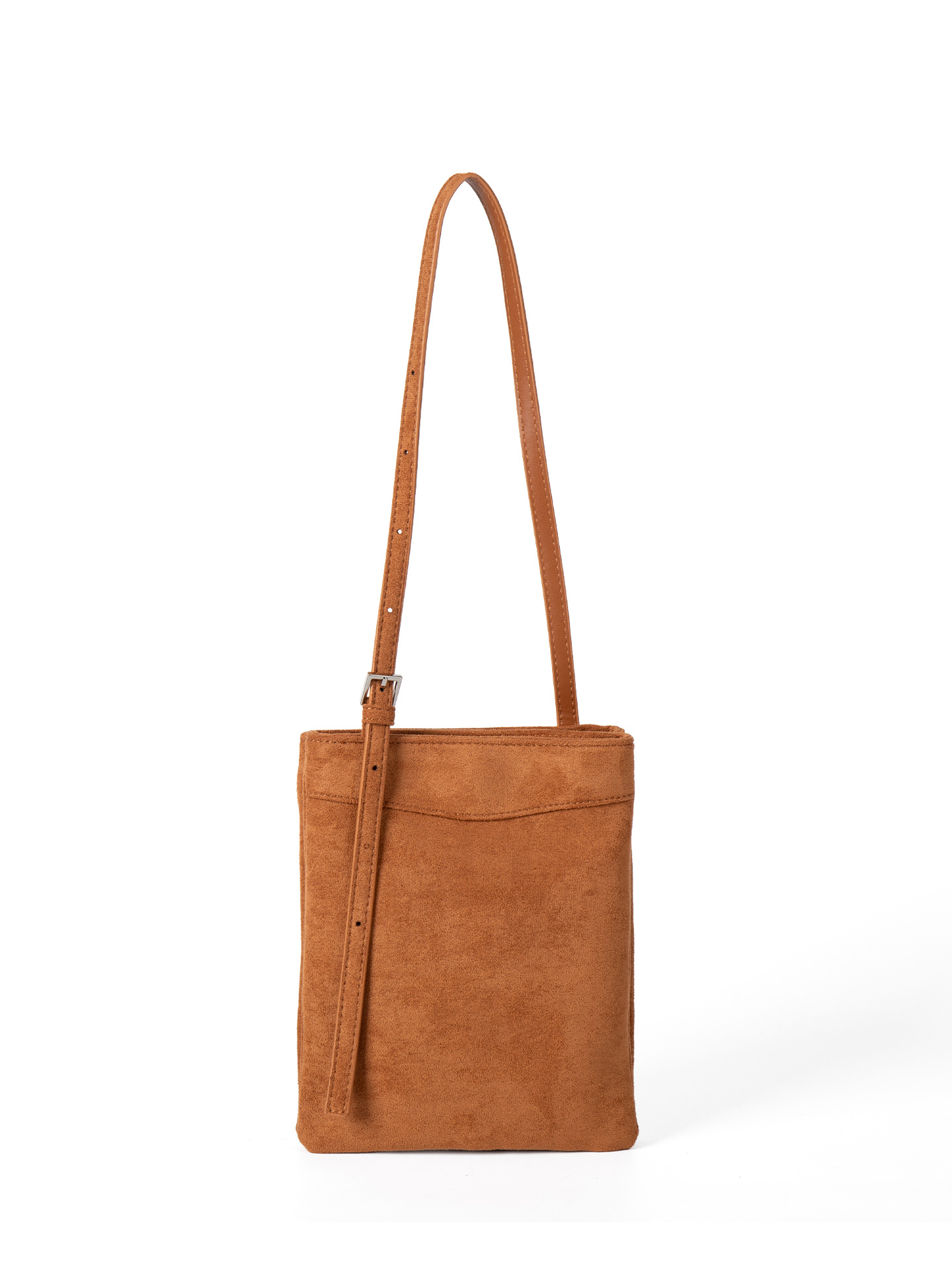 New Style Bucket Women, Niche Design Suede Material Large Capacity Fashionable Versatile Handbag And Shoulder Bag For Women