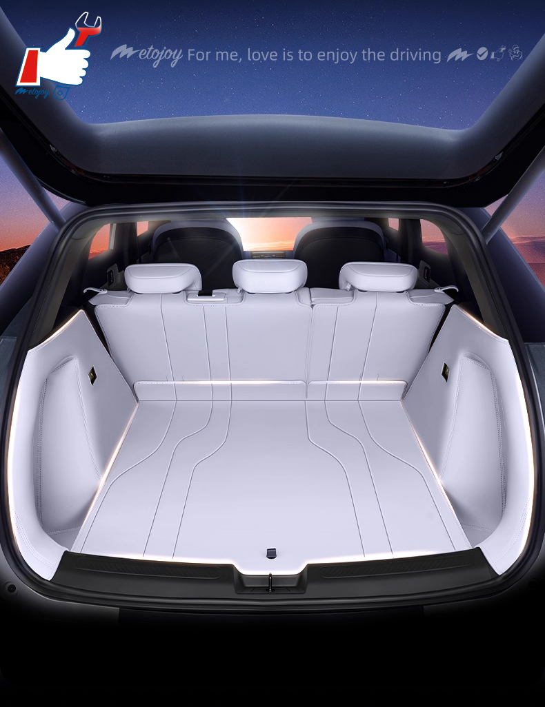 For BYD ATTO 2 YUAN UP 2025 Car Trunk Mat Custom Fit Cargo Mat 3D Shaped Trunk Liner XPE Trunk Protection Mat Chair-Back Protection Mat Rear Trunk Ful
