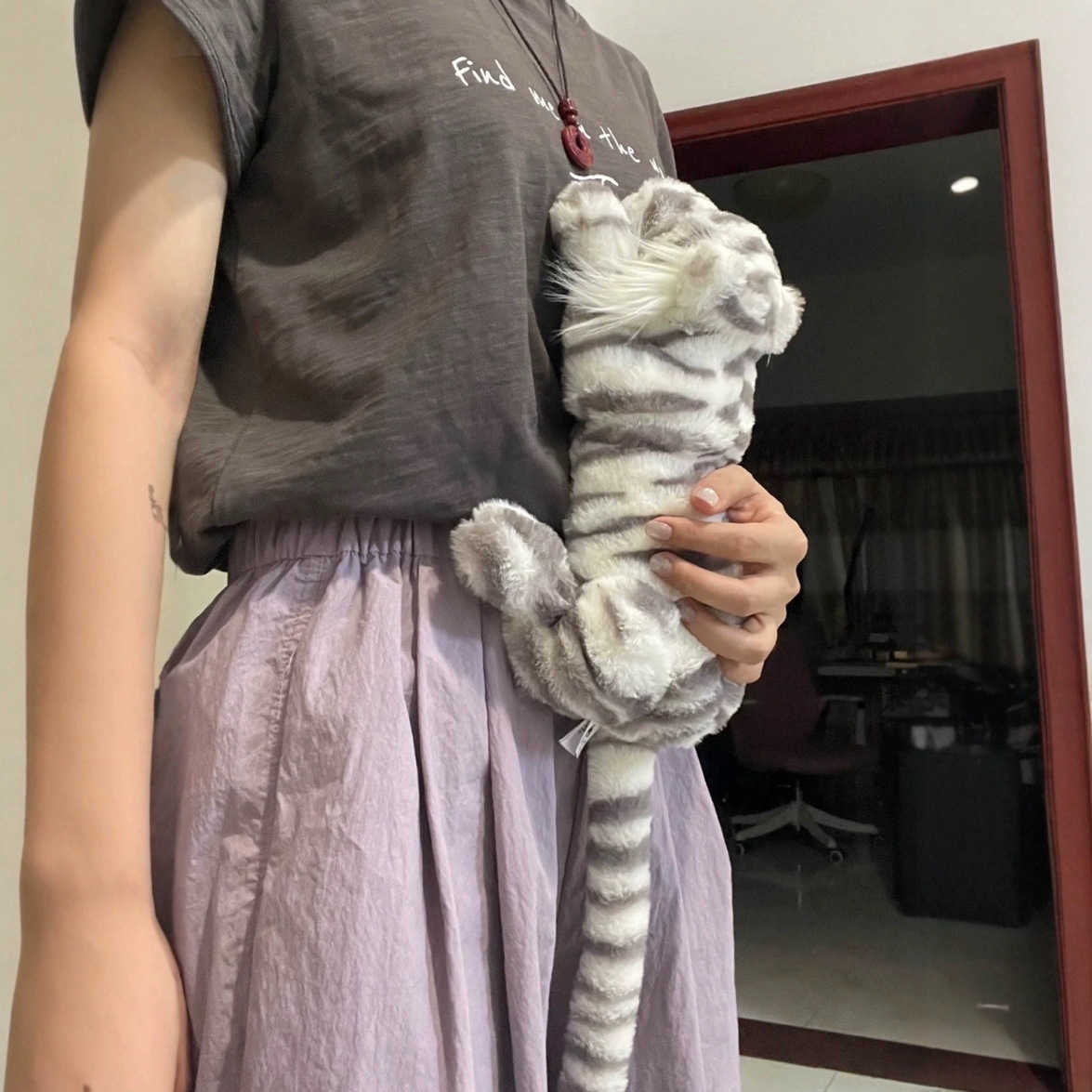 Movies & TV Plush toy jc UK Sasha Snow Tiger Jelly Tiger Plush Doll Comfort Toy Gift for Friends