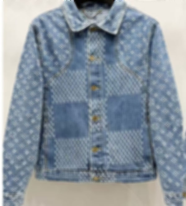 Mens Womens Designer Monogram Jackets Denim Shirts Coats Jackets Winter Coat Thick Outwears Man Tops Jacket Jeans Windbreaker Monogram S-3XL