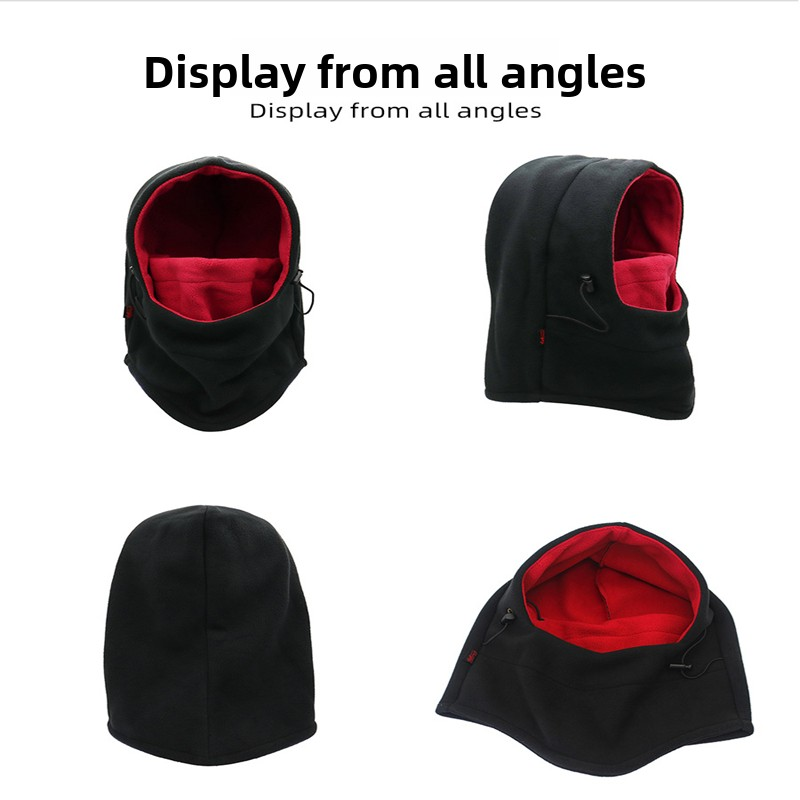 Adjustable Balaclava Ski Mask Winter Warm Face Cover Unisex Windproof Breathable Cold Weather Gear Suitable for Skiing Outdoor Work Motorcycling Snowb