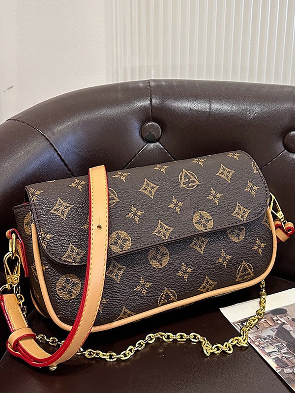 Free shipping designer bags for womens shoulder bags brown Fashionable Versatile Retro European American Shoulder Crossbody Bag