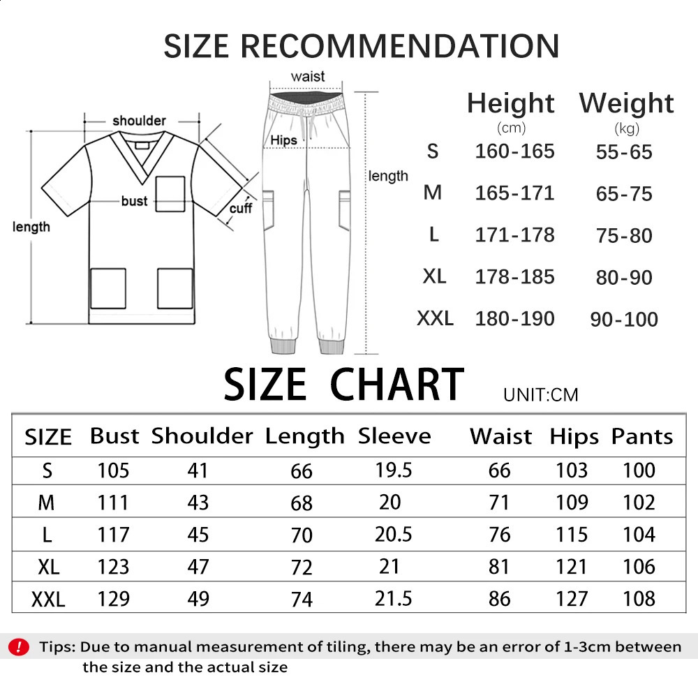 Doctor Nurse Workwear Scrubs Uniforms Women Men Jogger Set Hospital Accessories Operating Room Wholesale Price250918