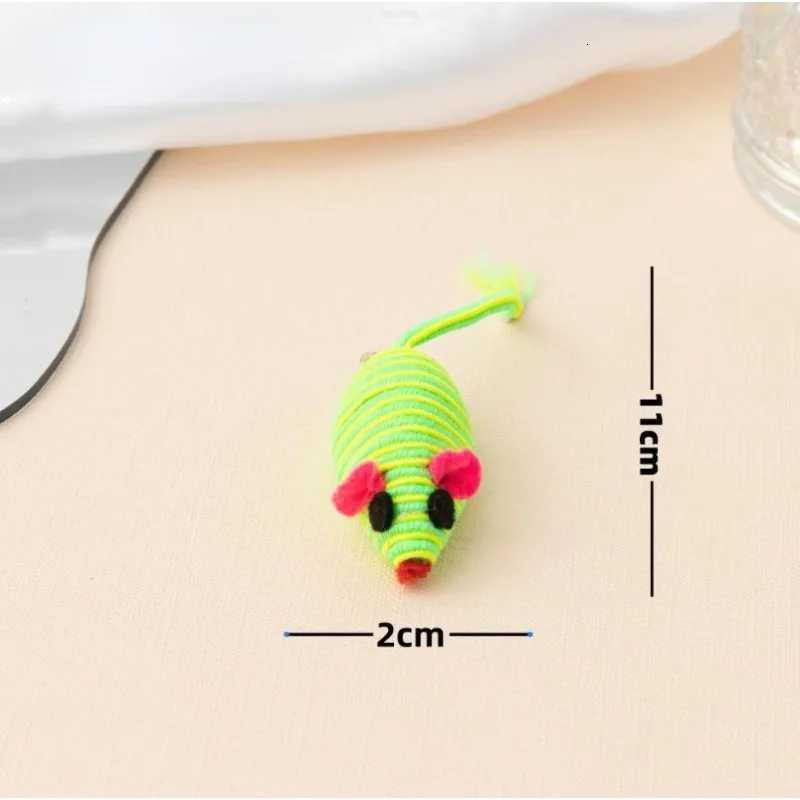 3Pcs Pet Cat Toy Color Winding Mouse Cat Toy Pet Supplies Cat Interactive Chew Toy Pet Accessories X250918