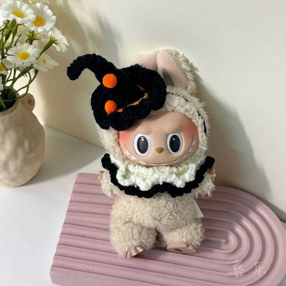 Halloween Pumpkin Clothes For Lafufu Clothes Doll Bat Wing Pumpkin Clothes with Hat For labubu cloth outfit Accessories C250919