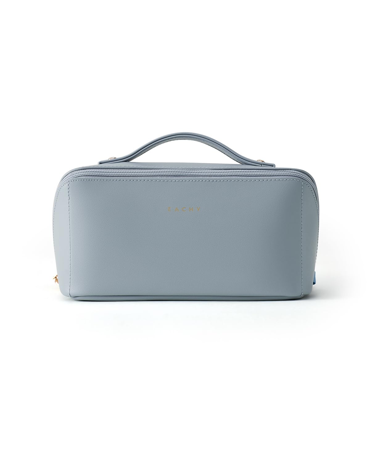 Flat Lay Waterproof Cosmetic Bag Roomy Travel Toiletry Bag Cute Printed Women Portable Makeup Storage