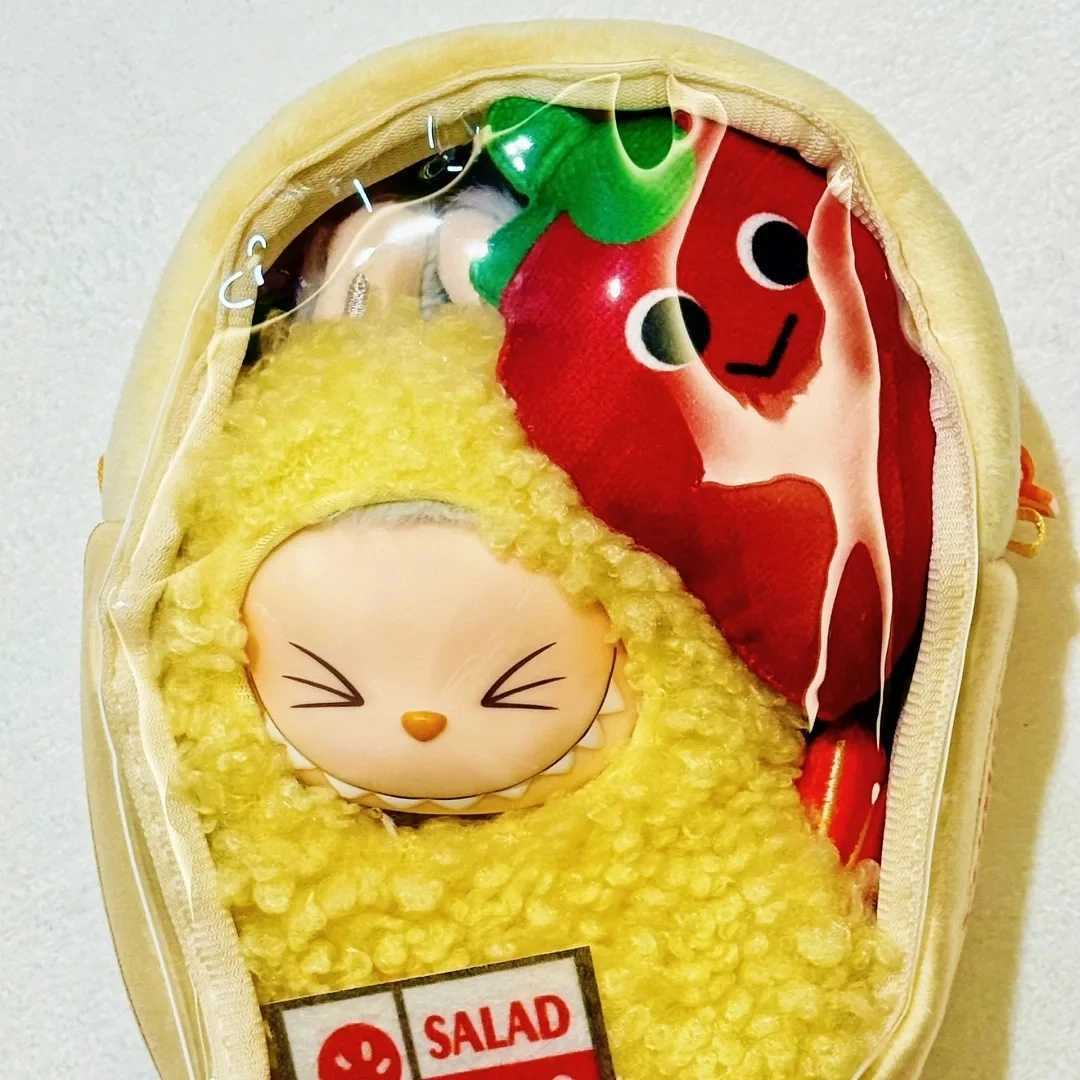 For Labubu clothes Wacky Mart Cute Doll Clothes Cockroach food Clothing Fried Shrimp Outfit Cartoon Costumes Suit Diy Doll C250919