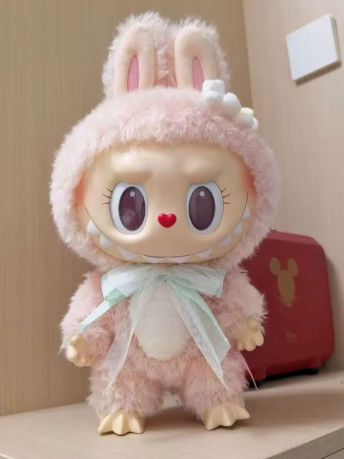 Gifts Plush Ular Doll Market Sweet Mokoko Close To Sweet 38Cm Labubu Vinyl Character Plush Doll Cotton Anime Collection Home