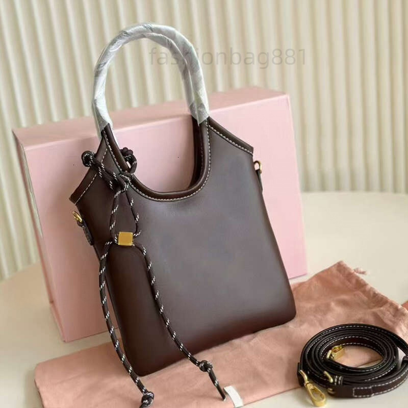 Totes Designer Tote Bags Handbags IVY Mini Suede Brown Coffee Open Shopping Bag Chocolate Woman Shoulder Crossbody