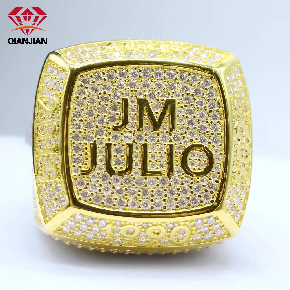 2024 the Latest Customized Highquality VVS GRA Iced Out Moissanite Diamond 925 Sterling Silver HipHop Ring for Men Jewelry Gift