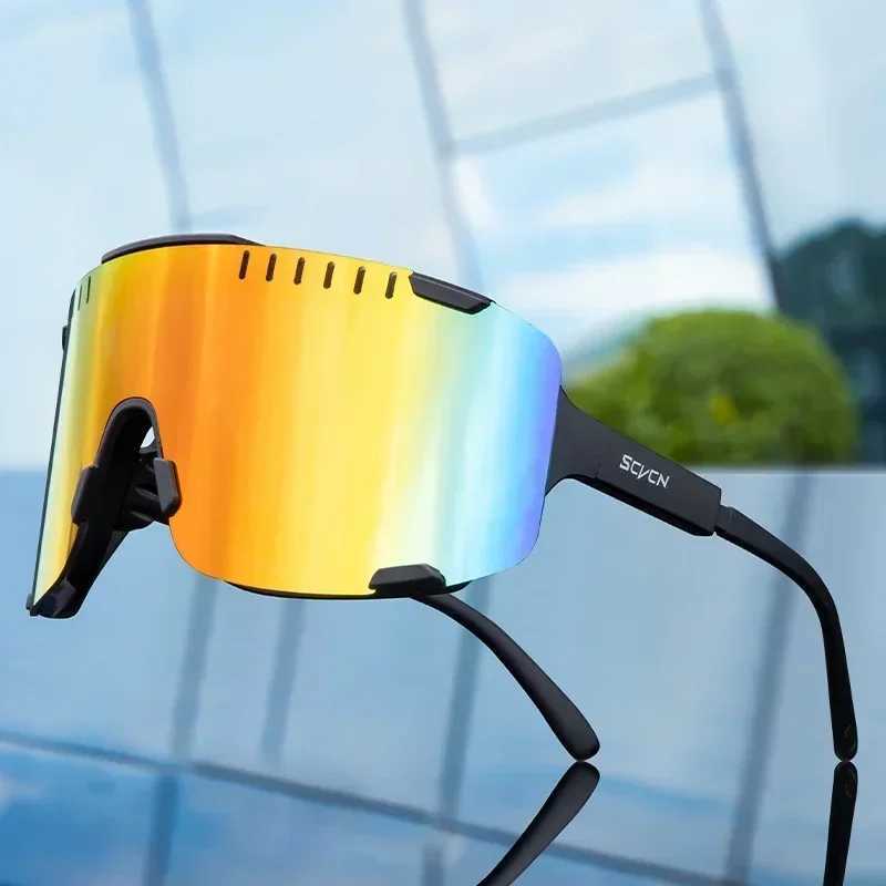 SCVCN Cycling Sunglasses Photochromic Eyewear Outdoor MTB Glasses Road Bicycle Riding Bike Sunglasses Goggles for Men Women J250919