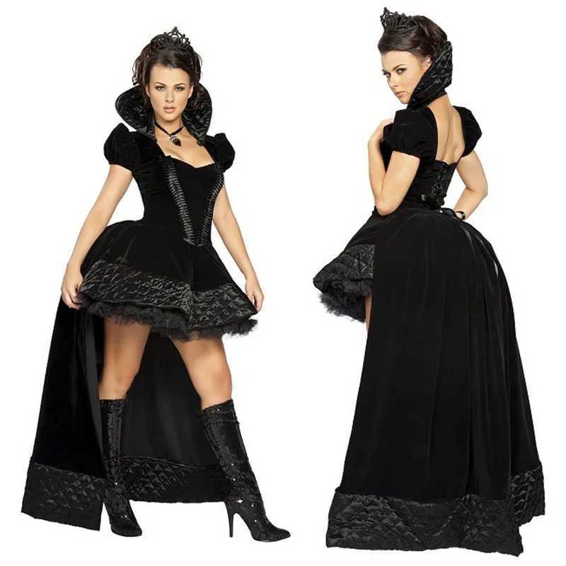 Halloween Women Evil Queen Vampire Costume Dark Demon Zombie Ghost Bride Cosplay Costume Gown Masquerade Party Fancy Dress Up L250918