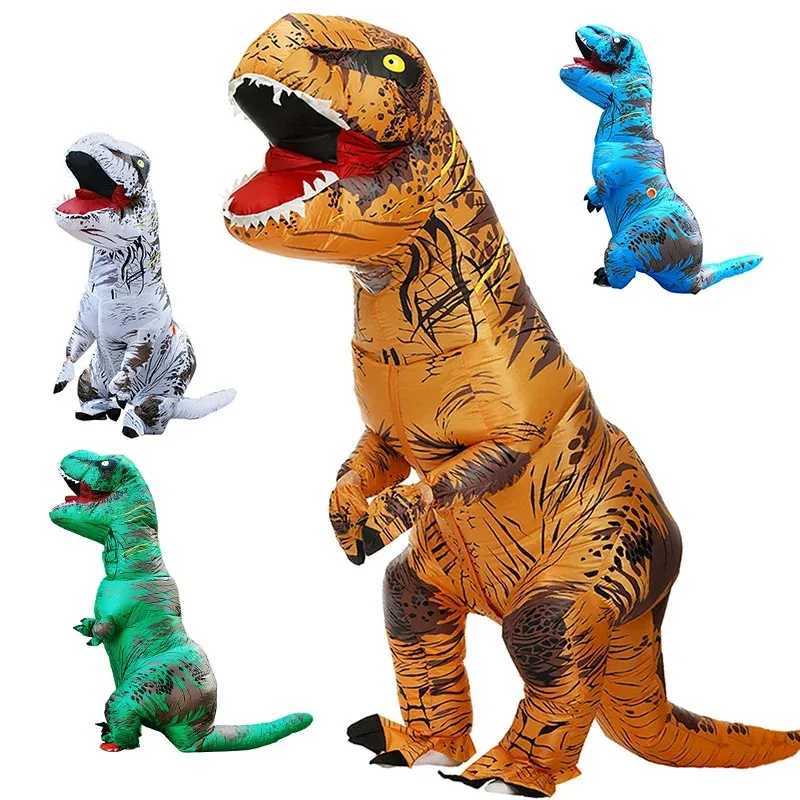 Halloween Mascot TRex Dinosaur Inflatable Costume Cartoon Doll Props Cosplay for Adult Kid Cosplay Christmas Funny Suits L250918
