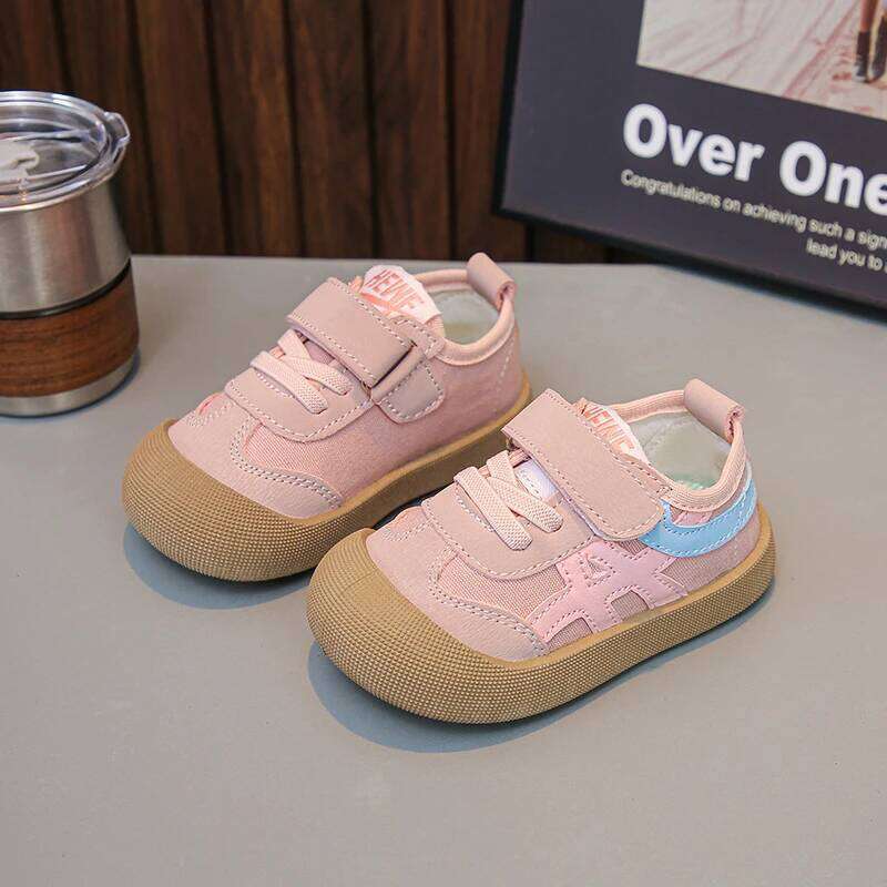 2025 Girls Autumn New Style Soft Bottom Dequn for Toddlers Learning to Walk Children's Footwear Kids Shoes