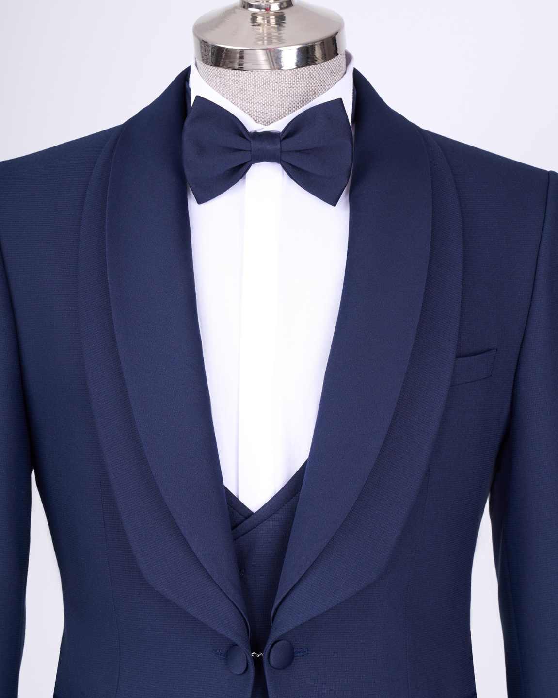 Formal Wedding Tuxedos Shawl Lapel Jacket Vest Pants Men Suit Classic Fit Double Breasted Grooms Evening Blazers Customized