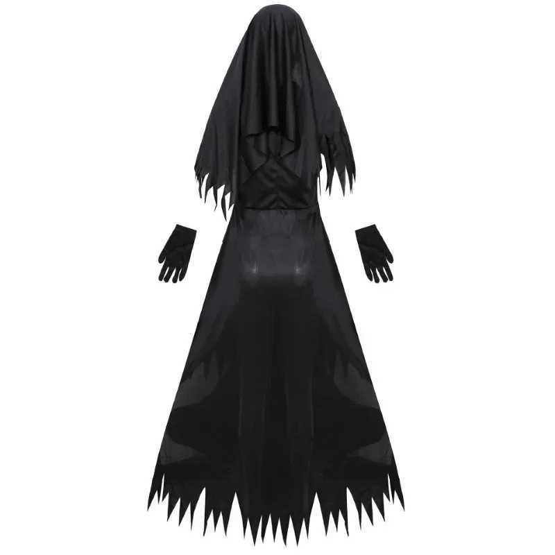 Halloween Cosplay Costumes Women Vampire Ghost Festival Outfits Fashion Costume Vintage Demon Cross Gothic Scary Nun Party L250918