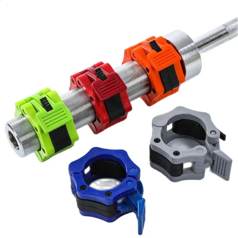 1PC Of Locking 50mm Diameter Standard Bar Dumbbell Barbell Collars Lock Clips Clamp Weight Lifting Gym Fitness Bodybuilding 250919