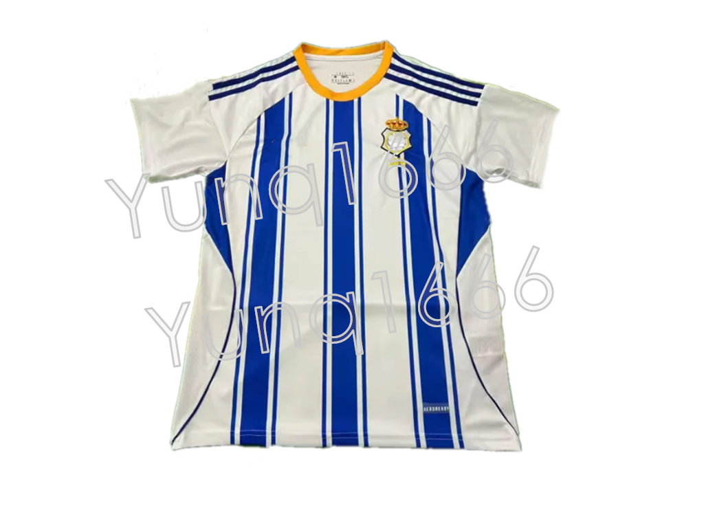 Camiseta Recreativo de Huelva Soccer Jerseys 2025 2026 Home Away Third Men Football Jersey Shirt Kit