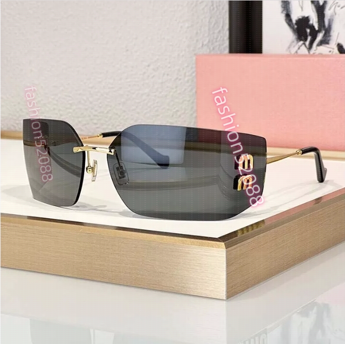 Sunglasses for women designer sunglasses men sunglass woman rimless frame mirror cat eye shades luxury sun glasses for women Y2K spicy girl Gift box SSAAAAAAA