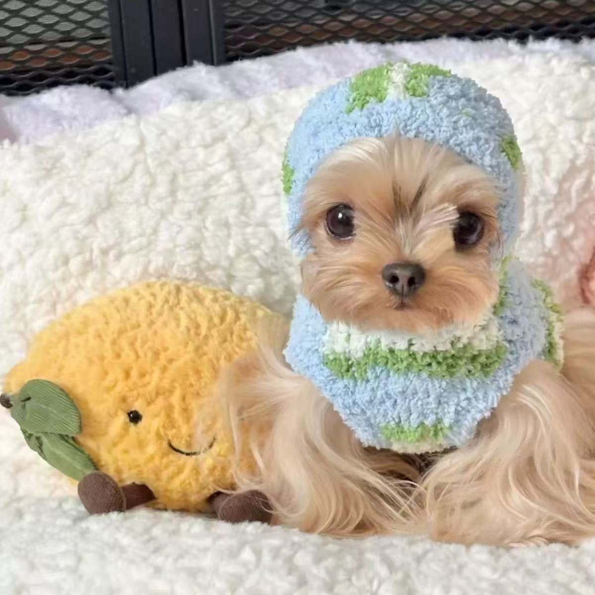 T1334 Cat Dog Sweater Vest Winter New Teddy Yorkshire Terrier Small Dog Pet Clothing Warm