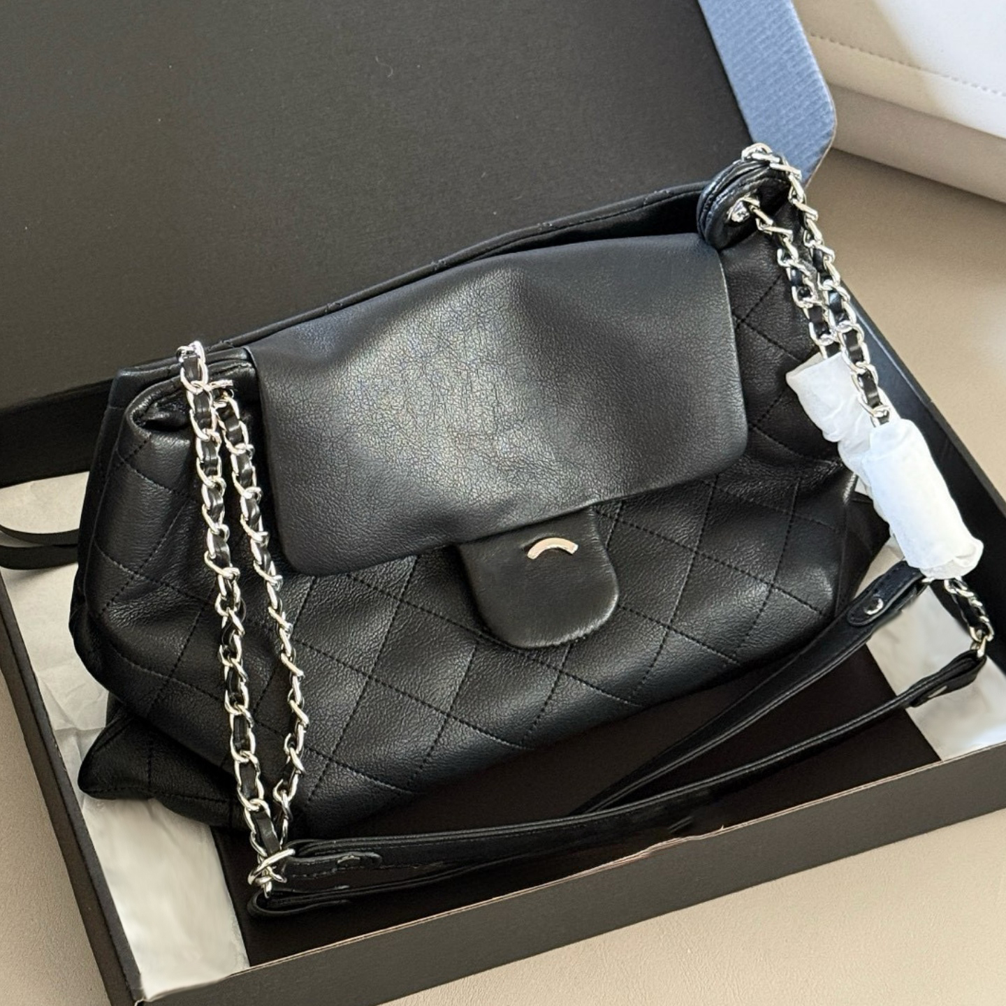 (Order by pic in opt, not by desc) Vintage Chain Crossbody Bag for Women Single Shoulder Bag with Adjustable Strap for Daily Casual & Evening Party