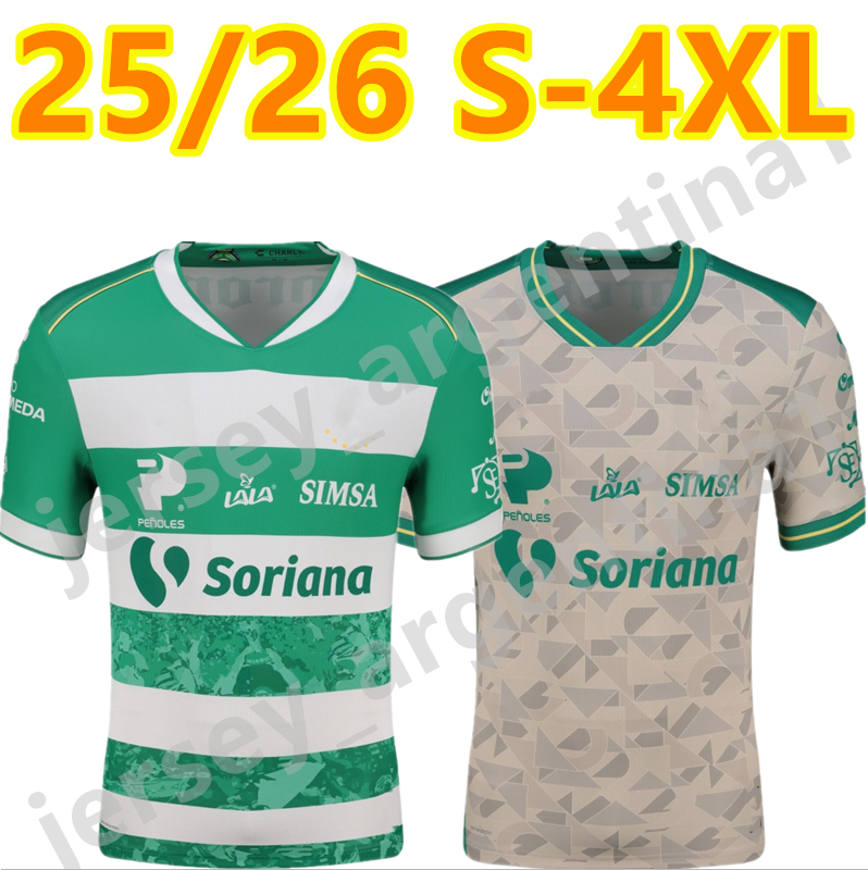 25 26 Santos Laguna Soccer Jerseys F. TORRES Long sleeve specia Uniforms Men Kits Football Shirt 2xl Home Away A. CERVANTES GOVEA SANTAMARIA MARISCAL FAGUNDEZ S. MUNOZ