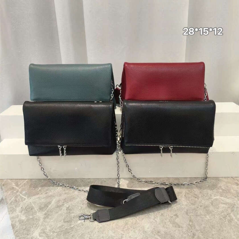 French New Diamond-Encrusted Chain For Women, Crossbody Business Simple Casual Trendy Bag B3