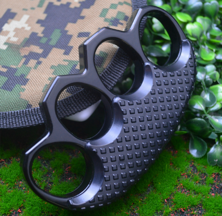 Pocket Portable EDC Emergency Survival Tool Boxing Brass Knuckles Outdoor Knuckle Duster Self Protection Tool
