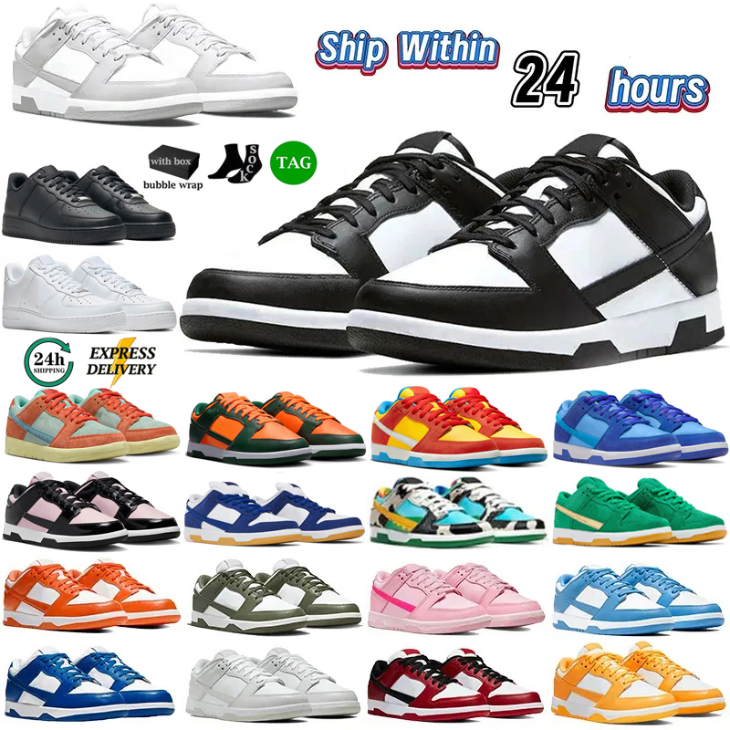 With Box Designer shoes Women Mens Trainers duncs low Pandasneaker Running Shoes Black White Photon Dust Grey Fog Kentucky Triple Pink Casual Sneakers plate-forme