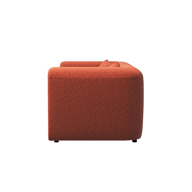 Living Room Furniture Stylish Terracotta Two - Person Honey Pot Couch, Ideal for Modern Home Decor