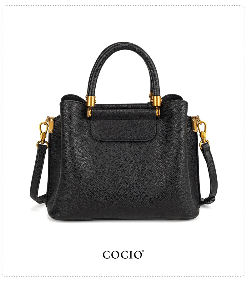 COCIO Free delivery designer tote bag Solid color, simple and fashionable handbag comfortable and casual