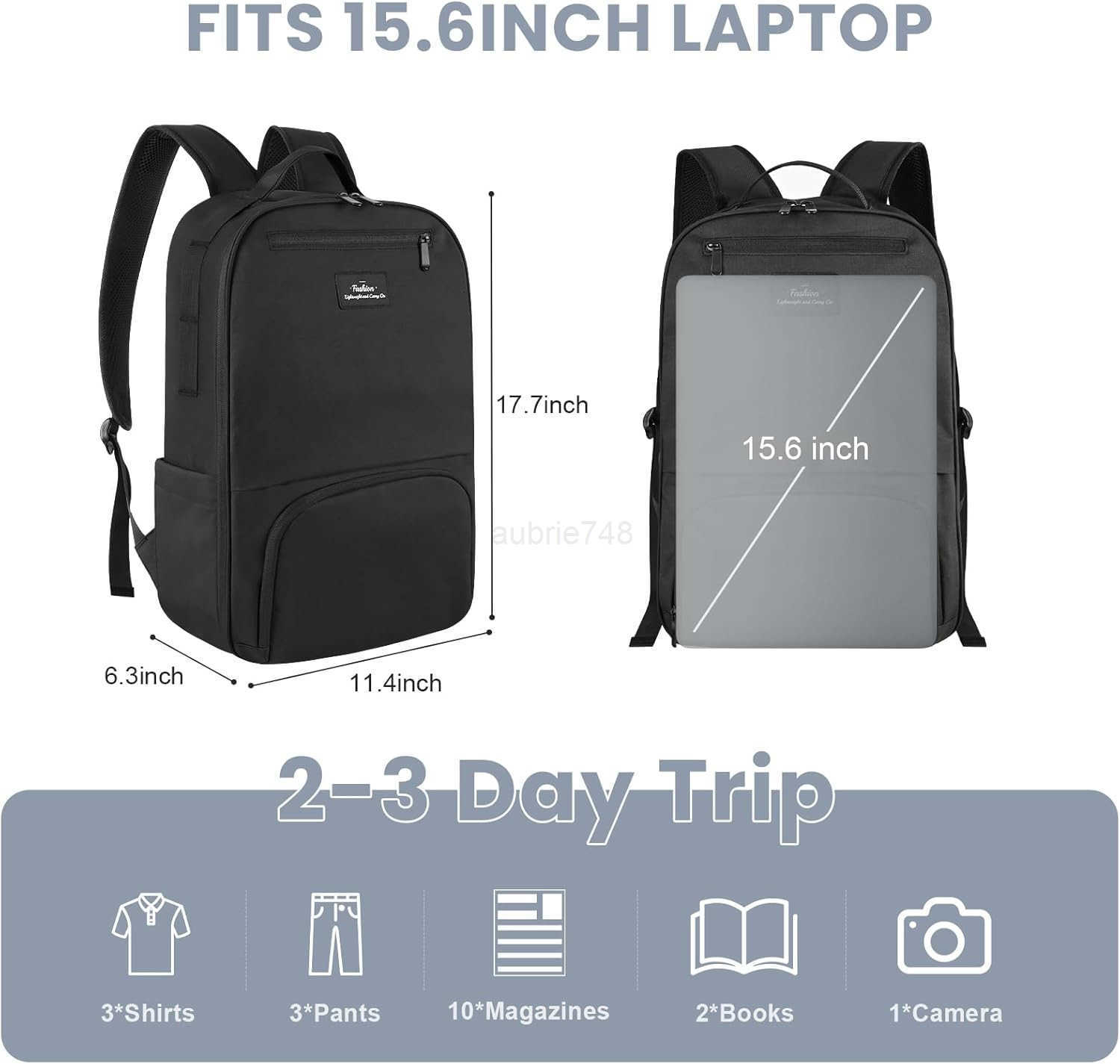 Mens Work Backpack Black Backpack for Men Women Bookbag for Men Book Bag for School Teens Travel Laptop Backpack Fits 156 Inch Notebook Water Resistan