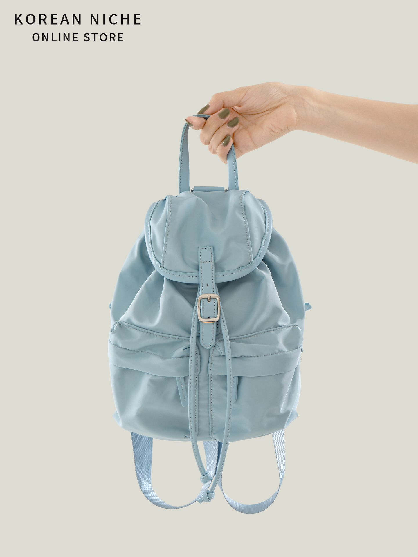 2025 Summer Style Nylon Material Simple Versatile Large Capacity Suitable For School And Commuting Women's Backpack