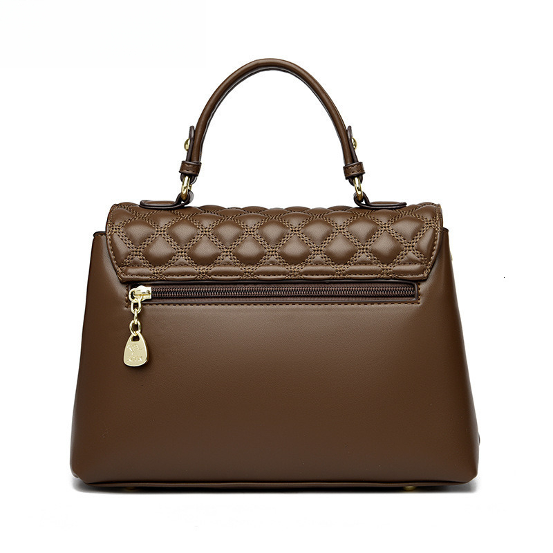 Guguo Designer Bag 2025 New Leather Fashionable High-end Minimalist Luxury Bag Fashion Bag Handbag Shoulder Sloping Bag Women's Bag Tote Bag Leis