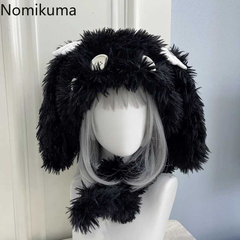2025 New Rabbit Ears Hats Korea Chic Cute Thicked P Pr Furry C Winter Warm Kee Funny Photogrhy Wens Cs Y250920