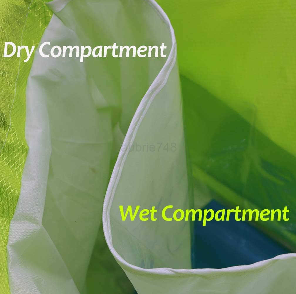 Dry Wet Separated Swimming Bag Portable Drawstring Backpack Waterproof Gym Sports Pool Beach Gear BagZ250920