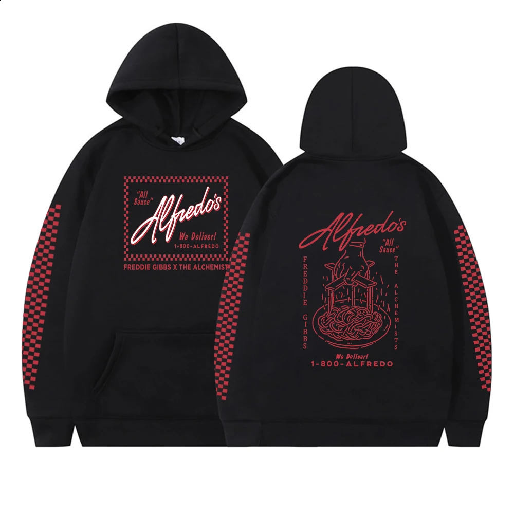 Freddie Gibbs and The Alchemists Alfredo Hoodie Music Alfredo Hoodie Men Women Long Sleeve Streetwear Hip Hop Sweatshirt 250919