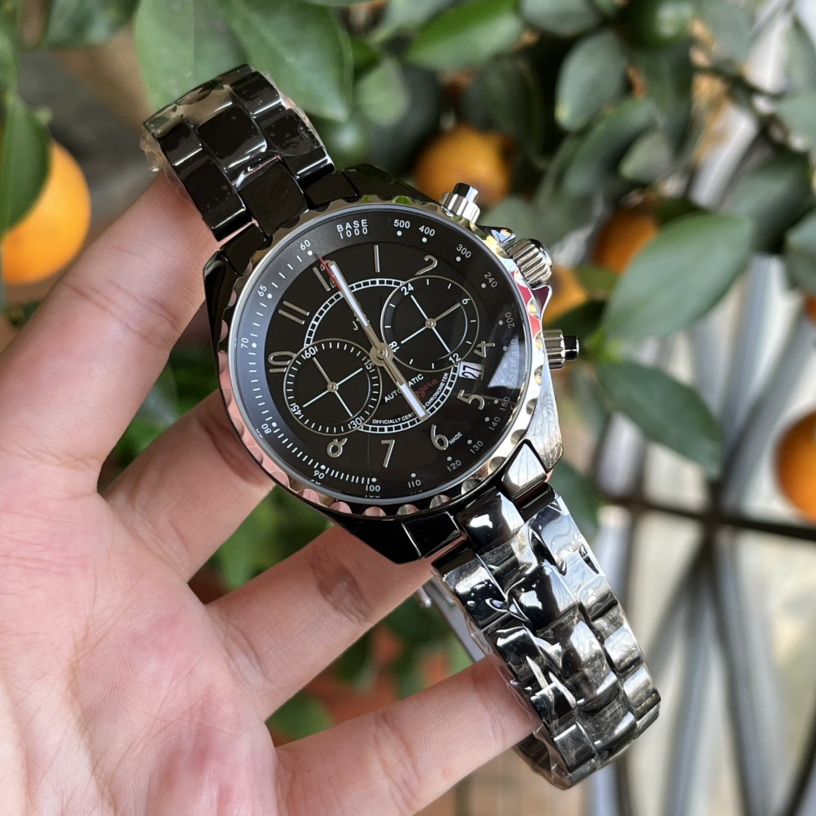 ADITA Designer J12 41 mm Ceramic Watch Women Watches Quartz Couple Counter Lady write watch Senior gift 001 A