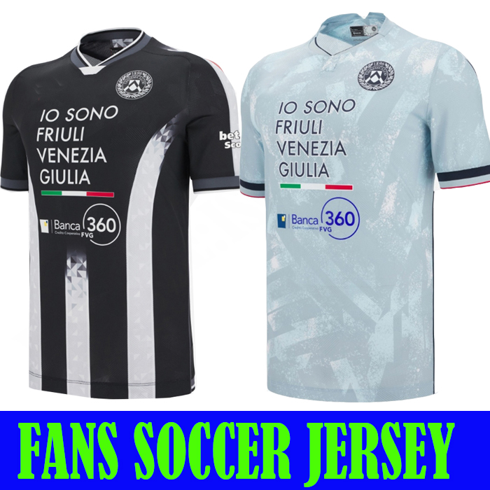 25 26 Maglie Da Calcio Di Calcio Udinese 2025 2026 Davis Lucca Brenner Kabasele Giannetti Zemura Kristensen 2026 Home Away Mens Football Shirt CXZ