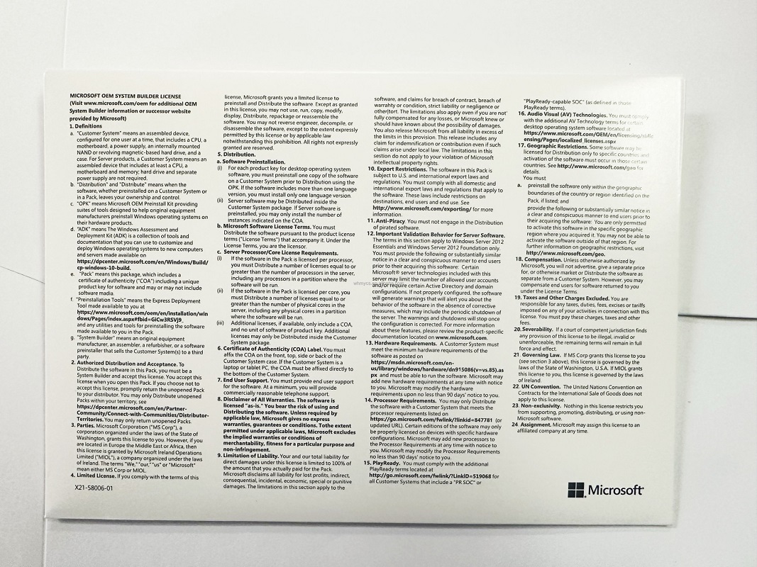 Win11 Pro Professional 64 /32 bit Installation repair recovery DVD Disk full package with coa license