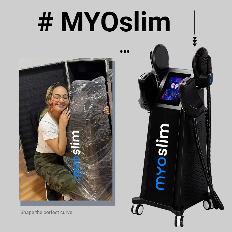 MYOSlim NEO RF HI-EMT Body Sculpt Machine Eletric Muscle Stimulator Vibration Slimming Muscle Grow 6500W 15Tesla Beauty Salon Exclusive