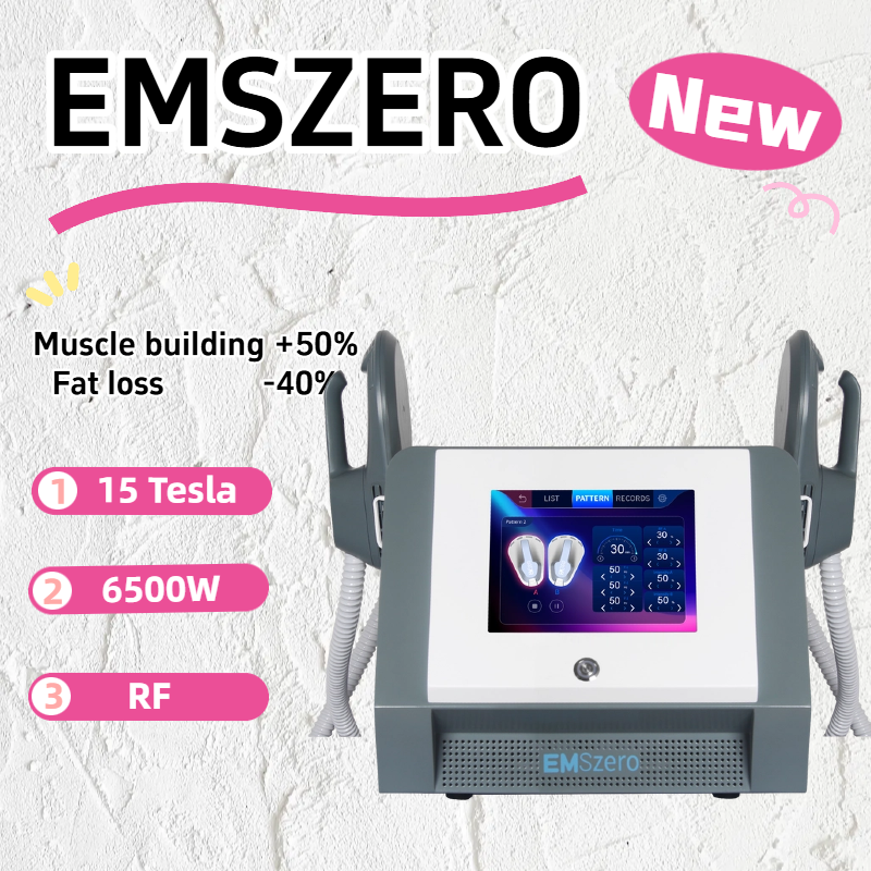 EMSzero EMS Sculpt Machine EMS Body Slimming NEO Sculpting Fat Burning Nova Weight Lose Electromagnetic Muscle 6500W 2/4/5 Handles RF HIEMT EMS Machin